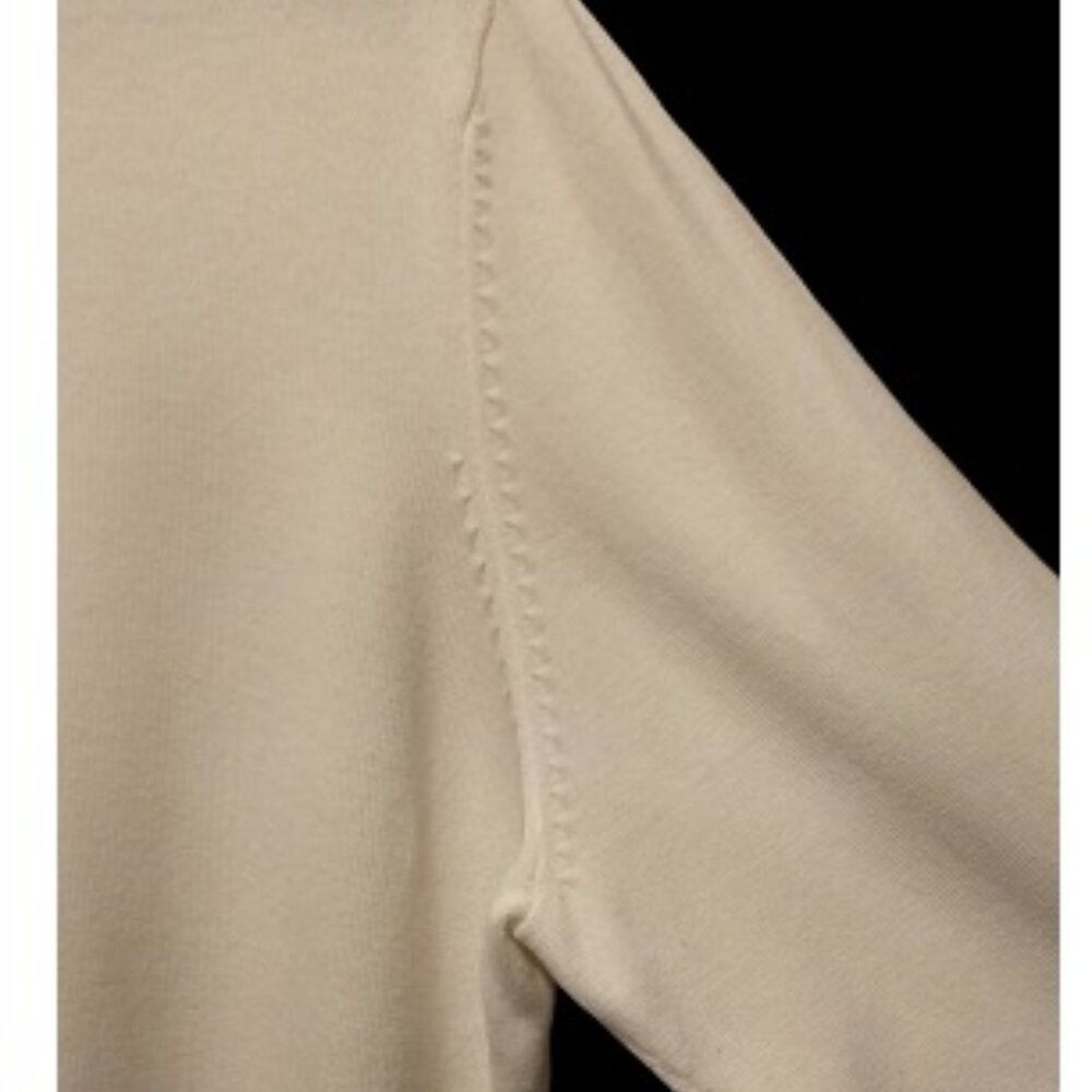 Off White Sweater, 1X - Picture 4 of 14
